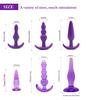 Sexy Toys 8PCS Butt Anal Plug Set Vibration Sensuality Vibrating Beads
