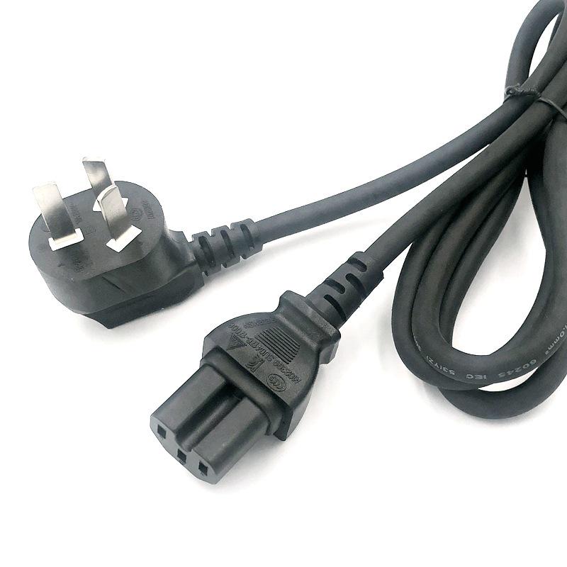 Three-Pin Rubber Power Cord H05H07RN 60245 IEC53 57YZW 0.75-1.5mm²