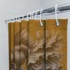 Gold Fish Shower Curtain Bathroom Decor, Luxurious Vintage Style Wall Hanging For Home Decoration, Orange Color