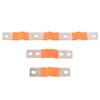 Flexible Busbar 300A 200A Bus Bar Copper Loose Protector With Isolation Battery Connector Conductive Band Elliptic