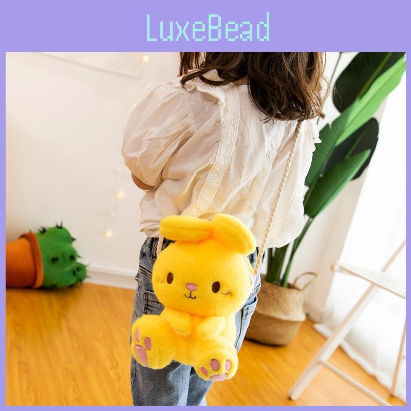 Rabbit Plush Fresh Fashionable Children Crossbody Bag Girl Coin Purse Kids Gift