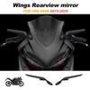 For Honda CBR650R 2019 2020 2021 2022 2023 2024 2025 Motorcycle Stealth Wing Mirrors Sports Winglets Mirror Adjustable Mirror