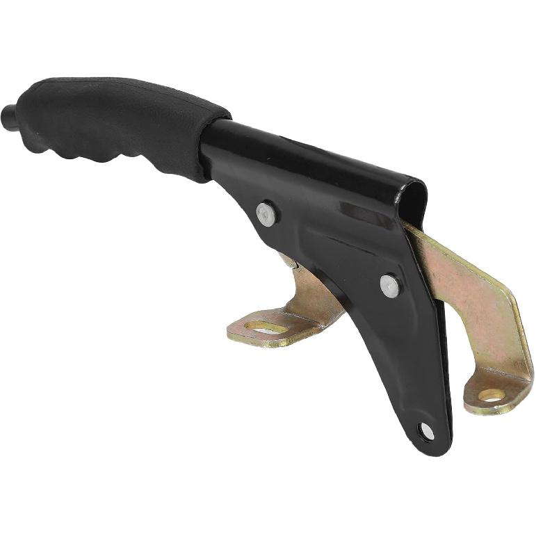 11.8in Parking Brake Lever Anti Slip Rubber Grip Parking Brake Cable Center Pull Handle for 150cc ATV UTV Kart Vehicle Scooter Quad Bike