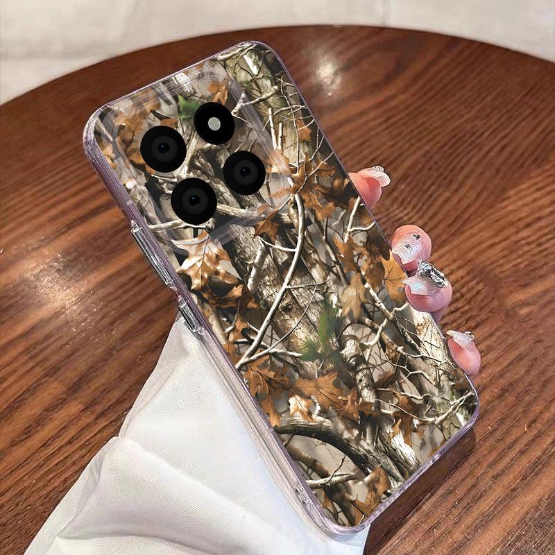 Baumblüten Muster Hülle Für Xiaomi Redmi Note 15 Pro 4G Funda Redmi Note 14 13 Pro 5G Transparentes TPU Silikon Weiche Hülle
