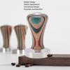 Wood Handle Espresso Tamper Flat Base Coffee Press Tool Professional Coffee Tamper  Coffee Brewing