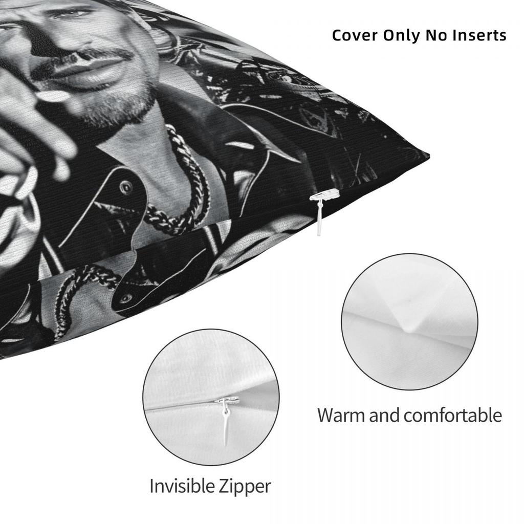 Johnny Hallyday Rock Star Pillow Case Kawaii Pillow Cover Polyester Design Cushion Cover Pillowcases For Sofa Home Decorative