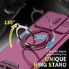 Magnetic Metal Ring Stand Case For Xiaomi Redmi Note 14 4G 163.3mm EU 164.8mm Note14 5G 162.4mm Slide Push Window Phone Cover
