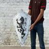 Dragon Templar Shield Hand-Painted Crusader Knight Shield