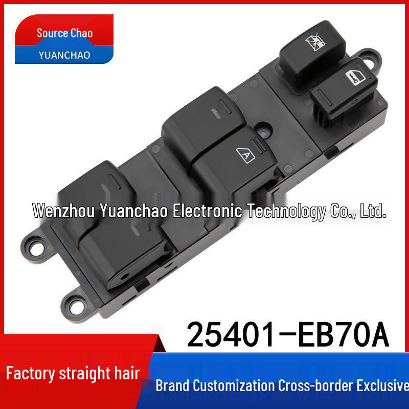 Nissan Navara D40 Right Hand Power Window Switch Control Button 25401-EB70A