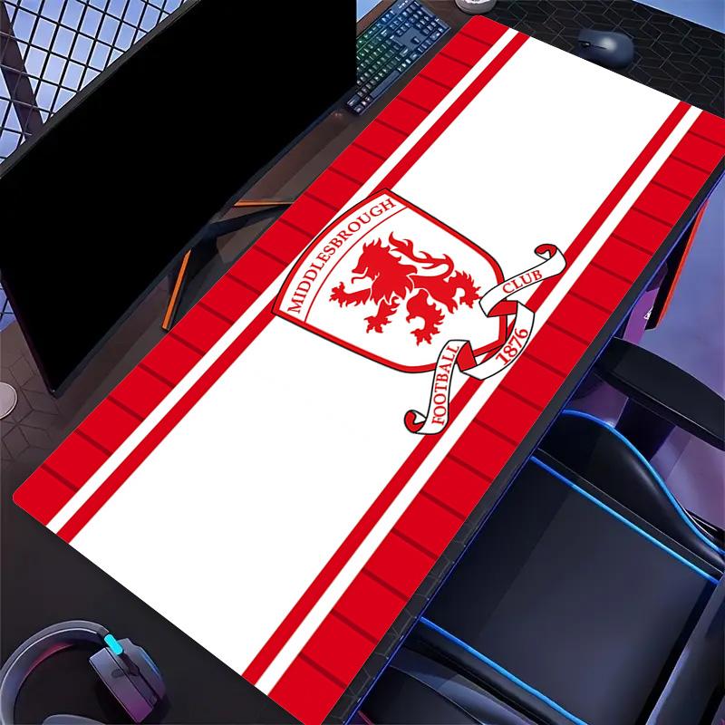 Middlesbrough FC Print  Cushion Non-slip Laptop Tablet Big Mousepad XXL Mat Mini PC Playmat With Lock edge