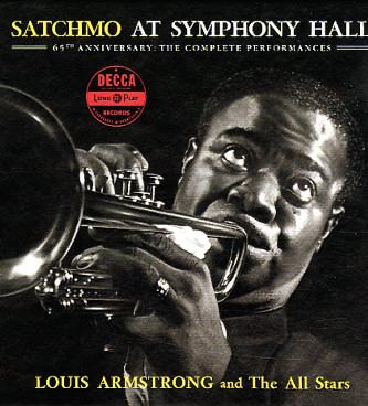 LP Record LOUIS ARMSTRONG  THE ALL STARS  Satchmo At Symphony Hall DXSB7195 DECCA 1966 US Jazz Used
