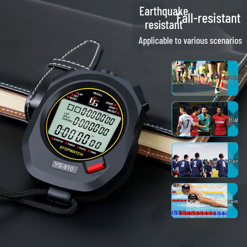 HANDUNYOU HB5053 3-Row 30-Lap Sports Stopwatch