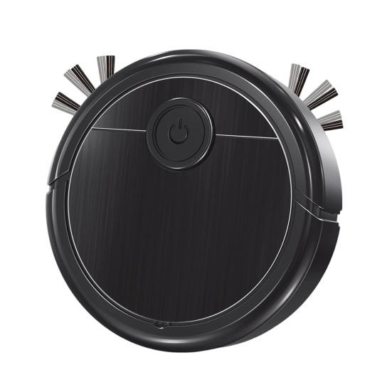 

Intelligent Robot Vacuum Cleaner One-click Start Vacuum Side Suction Design Silent Operation Vacuum Sweeper Mop for Floors Dust Hair Stains Removal