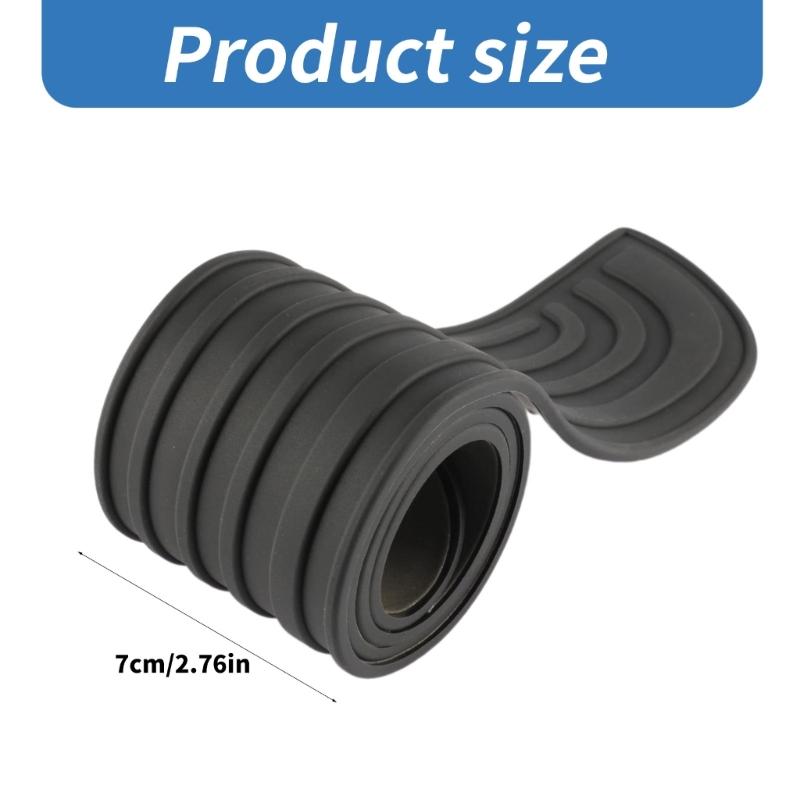 Universally Car Trunk Door Sill Plate Protector Rear Bumper Guard Rubber Mouldings Pad Trim Cover Strips Car Styling