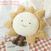 Smile Moon Star Sun Cloud Plush Pillow Stuffed Soft Cartoon Weather Sofa Decor Toy Cushion  For Kids Bedroom Office