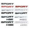 3D ABS Range Rover Car Bonnet Letters Logo Badge Emblem Sticker Accessories Land Rover Discovery Defender Sport Evoque HSE