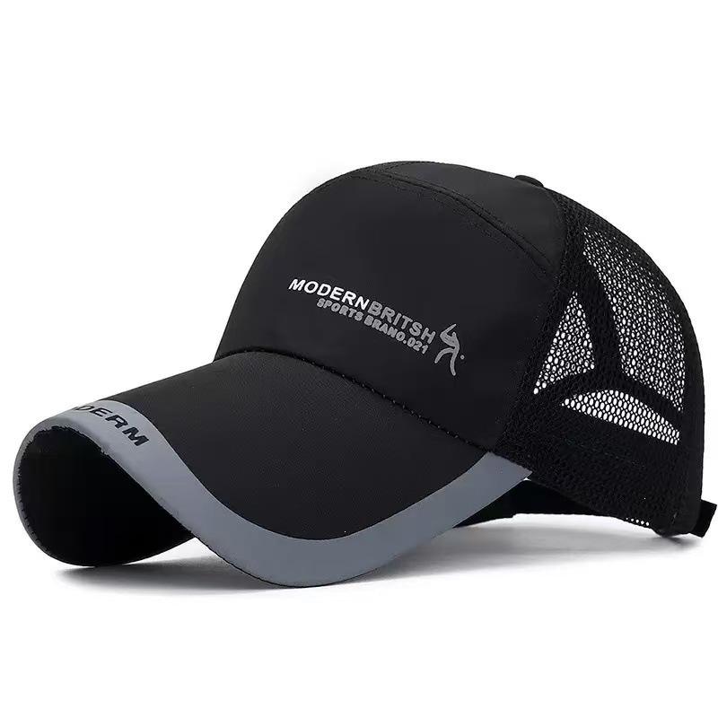 Baseball Cap Sunscreen Quick-Drying Fishing Cap Breathable Men S And Women S Same Net Cap Sports Mountaineering Visor Breathable Cap Adjustable