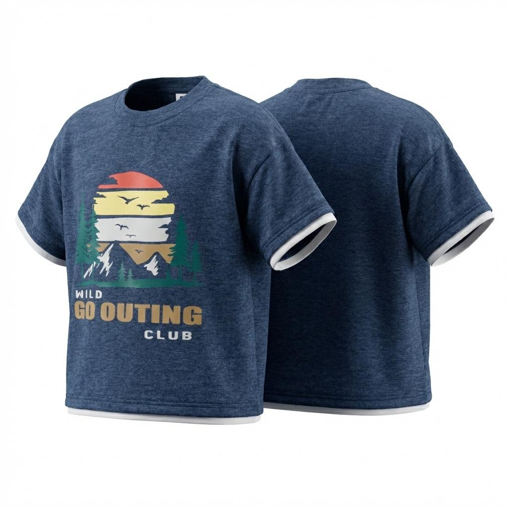 Summer Boys’ Quick-dry T-shirt: Japanese Trend, Short Sleeve for Older Kids