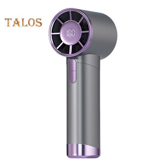 

Ручной вентилятор с бесщеточным двигателем 120 скоростей ветра Сильный воздушный поток Цифровой дисплей Низкий уровень шума Перезаряжаемый персональный охлаждающий вентилятор серый