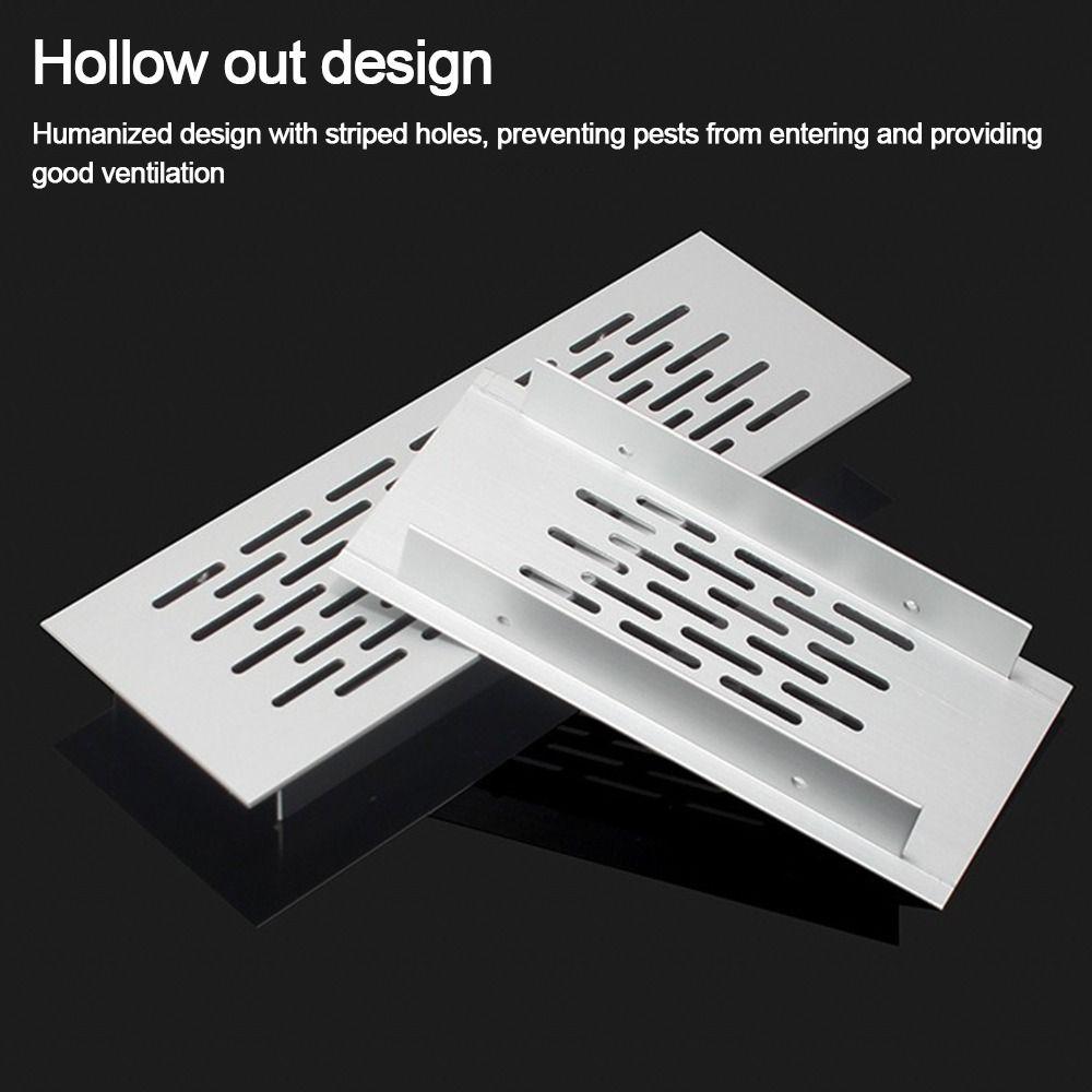 70mm Wide Air Vent Decor Rectangle Ventilator Grille Cover  Closet Shoe Wardrobe Accessories