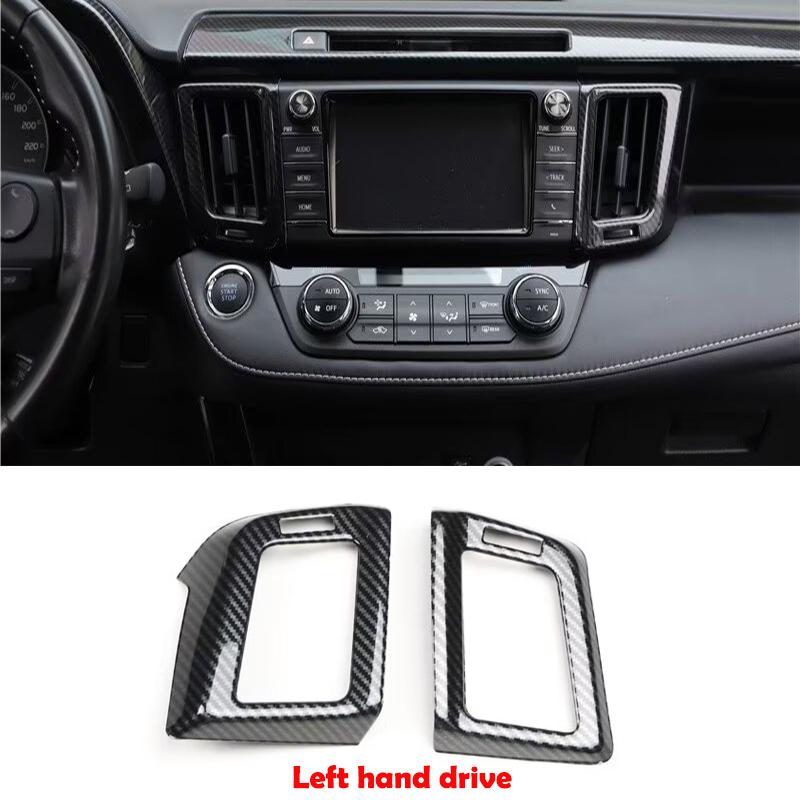 LHD RHD For Toyota RAV4 RAV 4 2013-2018 window switch gear shift panle air conditons outlet steering wheel trument cover