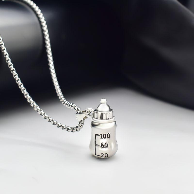 Bottle Necklace Personalized Hip Hop Men'S And Women'S Trend Long Sweater Chain Accessories Unique Pendant