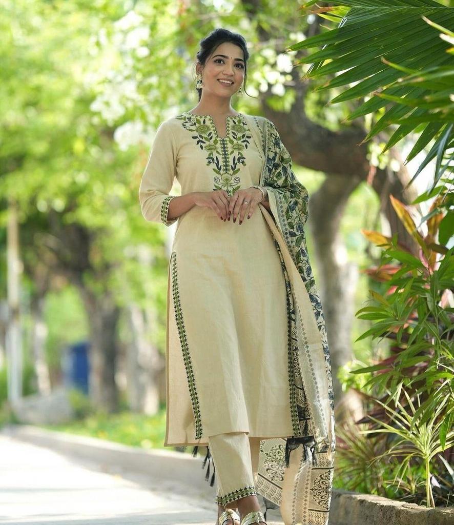 Beautiful Women Designer Salwar Suit Kurti Indian Top Tunic Kurta Pant Dupatta Set Dress