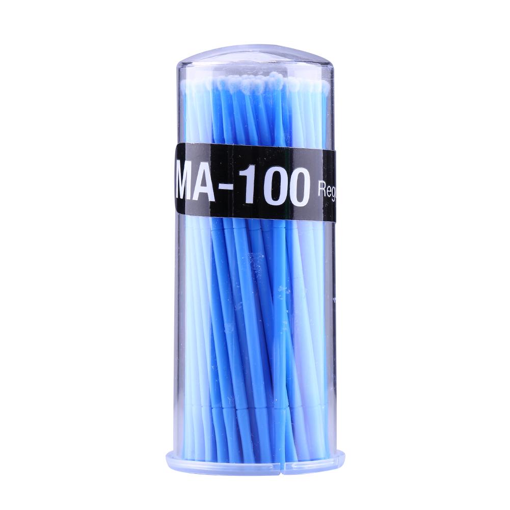 100pcs Micro Disposable Eyelash Extension Brush Individual Applicators Mascara Brush For Women
