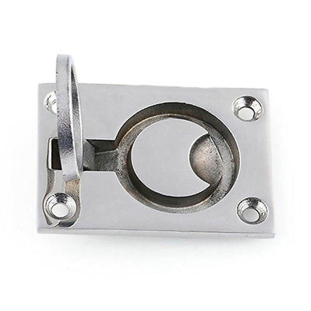 Buy Stainless Steel Round Panel Deck Boat Deck Hatch Latch Flush Pull