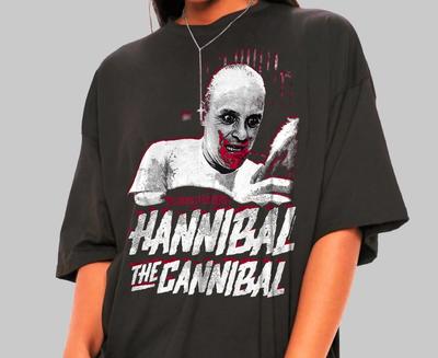 Hannibal The Cannibal Shirt - Buffalo Bill Tshirt,Silence Of The Lambs Tshirt,Horror Movie Merch