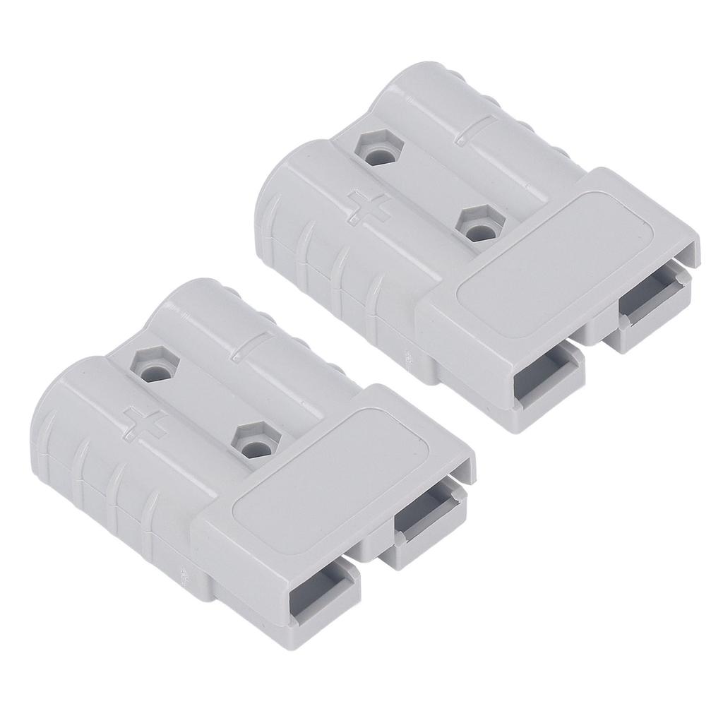 2 Set Battery Quick Connector 50A 600V Fireproof High Conductivity Battery Wire Harness Plug