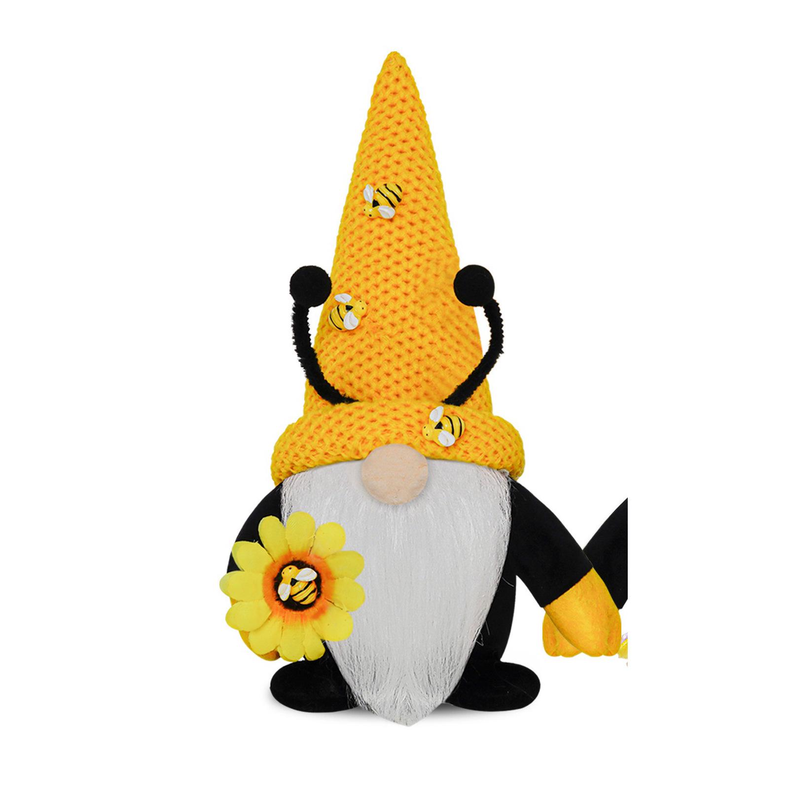 Bee Festival Sunflower Old Man Doll Ornament