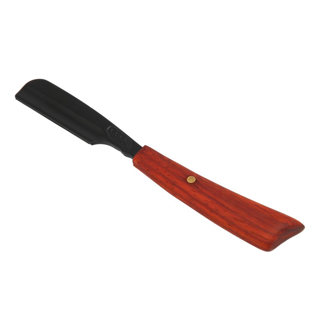 Straight Handle Razor Zinc Alloy Japanese Straight Edge Barber Razor for Shaving Hair EyebrowsS53-6