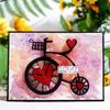 Bike Love Metal Cutting Dies Stencil for DIY Scrapbooking Photo Album Embossing Paper Cards Crafts Diecuts