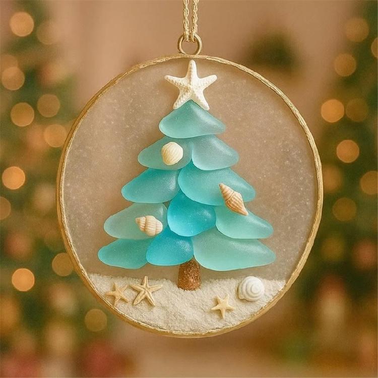 User Friendly Acrylic Christmas Hanging Ornament 4PCS Shatterproof Holiday Decors for Indoor Christmas Tree