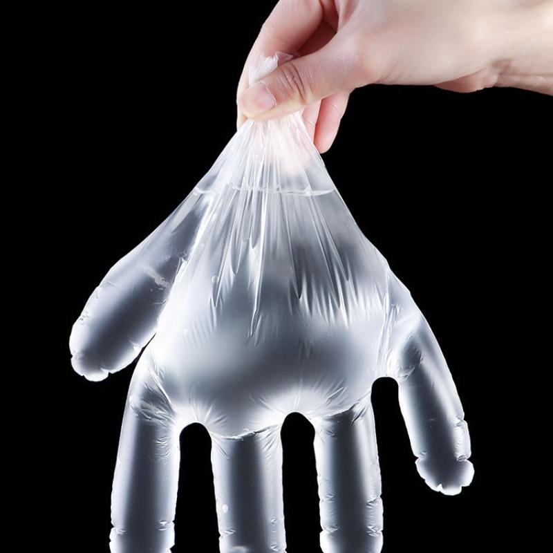 Thickened Disposable GlovesTransparent Plastic Gloves Food-grade Crayfish Catering Beauty and Hair Care Gloves