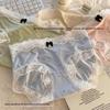 Ladies Spring and Summer Retro Sexy Lace Pure Cotton Antibacterial Triangle Briefs