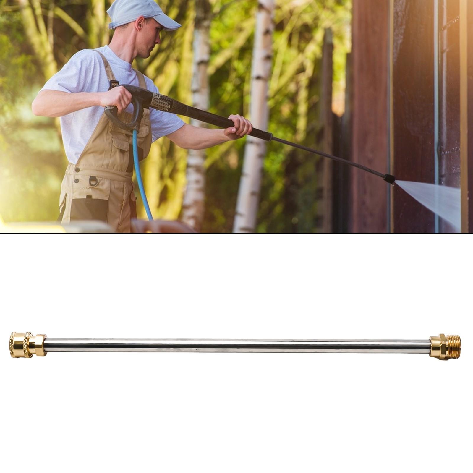 

Tool Pressure Washer Wand Stainless Steel Extension rod 1/4 Connector