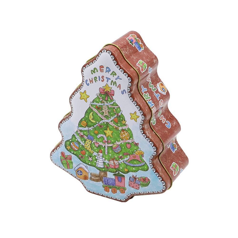 Gingerbread Man Christmas Gift & Cookie Storage Box: Wedding & Holiday Candy Packaging