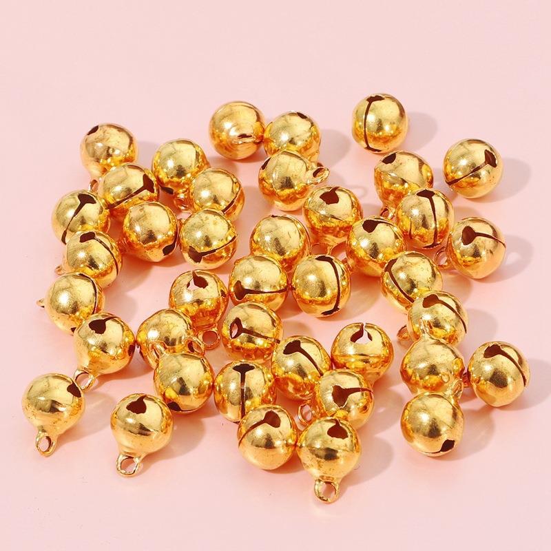 Copper colored small bells, handmade DIY Christmas bells, pet pendants, pendants, jewelry accessories