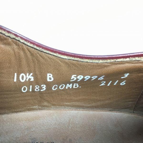 Allen Edmonds Tom, Dick & Harry Wingtip Business Shoes Burgundy size 10.5B 27.0-28.0 Vintage Men's(USED)