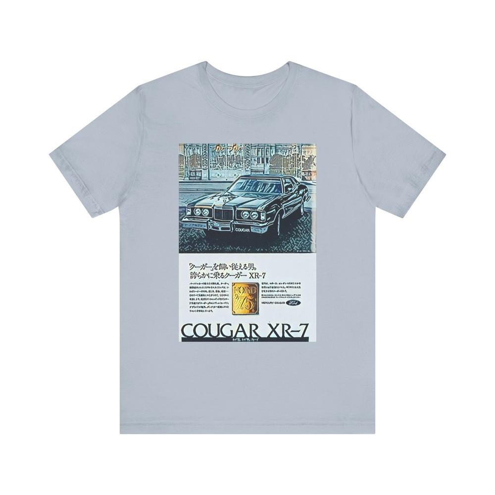 

Cougar XR-7 Car Art Graphic Print Crewneck Unisex Short Sleeve Tee Shirt Gift 4XL