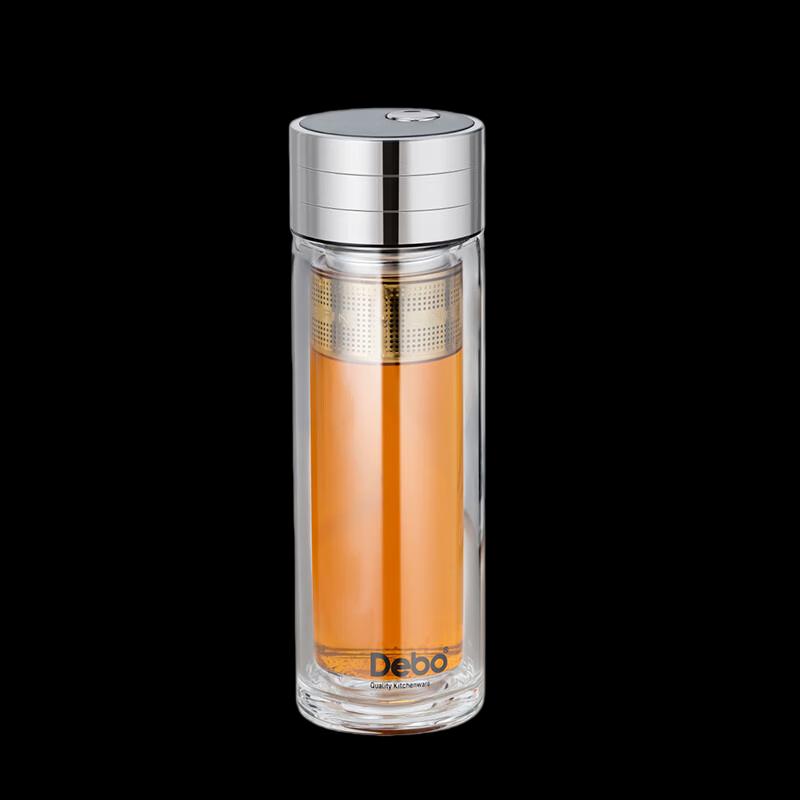 Debao Double-Layer Glass Tea Infuser Cup