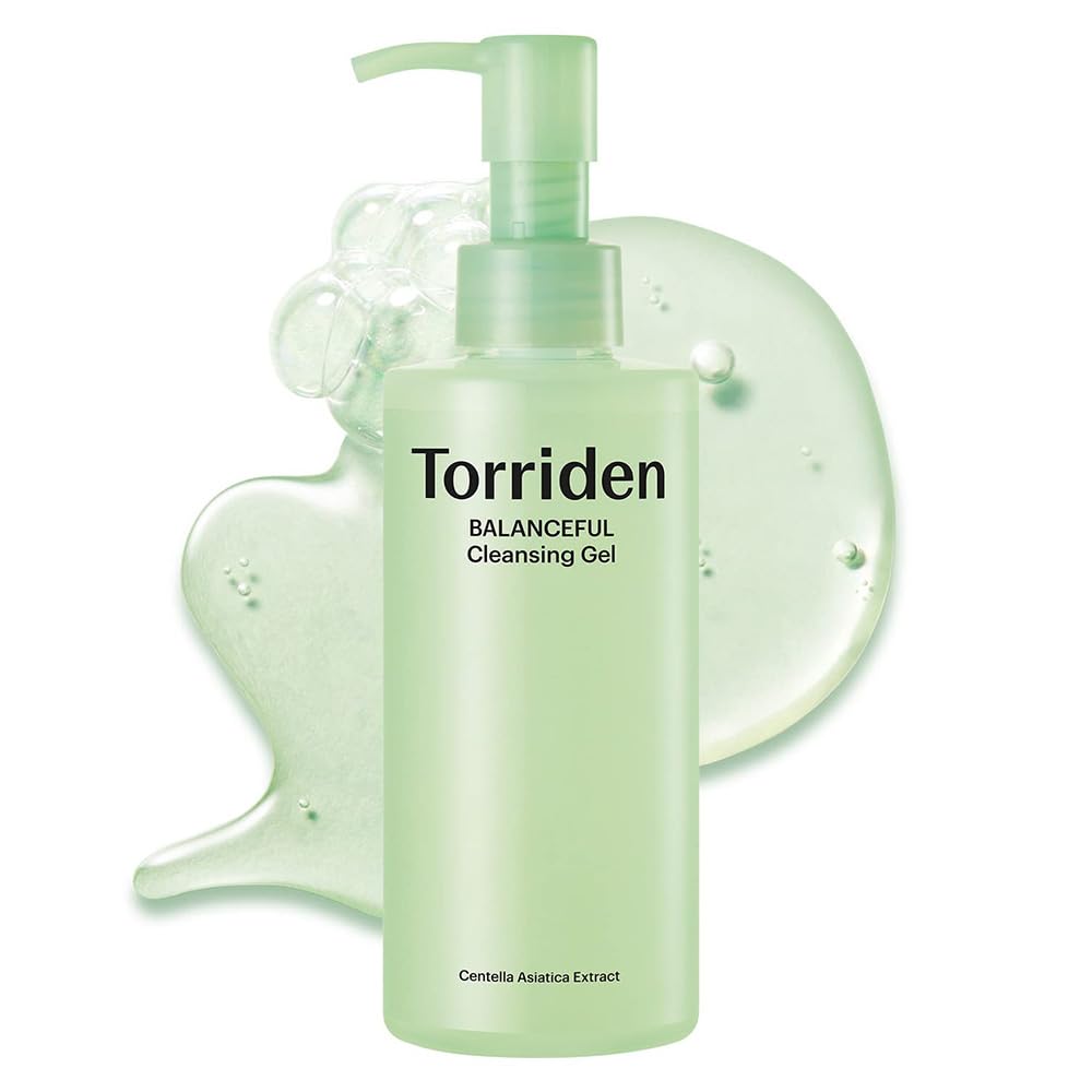 

Torriden Balanceful Cica Очищающий гель 200мл Очищающее средство для лица CICA Гель с центеллой азиатской Освежающий Уход за порами Себум Увлажнение Успокаивающий Низкое раздражение Чувствительная кожа