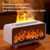 Fireplace Humidifier Diffuser  Essential Oil Diffuser Simulated Compact 200ML Anti Dry Burning 7 Colors Lights for Bedroom