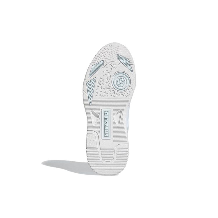 Adidas Originals Niteball 2.0 Leather Comfortable Non-Slip Durable Low-Top Lifestyle Shoes Women Sneaker Light-Blue GW0883