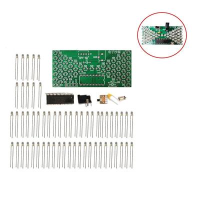 5V Electronic Hourglass DIY Kit Funny Electric Production Kits Precise With LED Lamps Double Layer Board 84*40mm