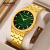 Men's Business Watch Retro Waterproof Steel Belt Quartz Watch Trendy Casual Watch