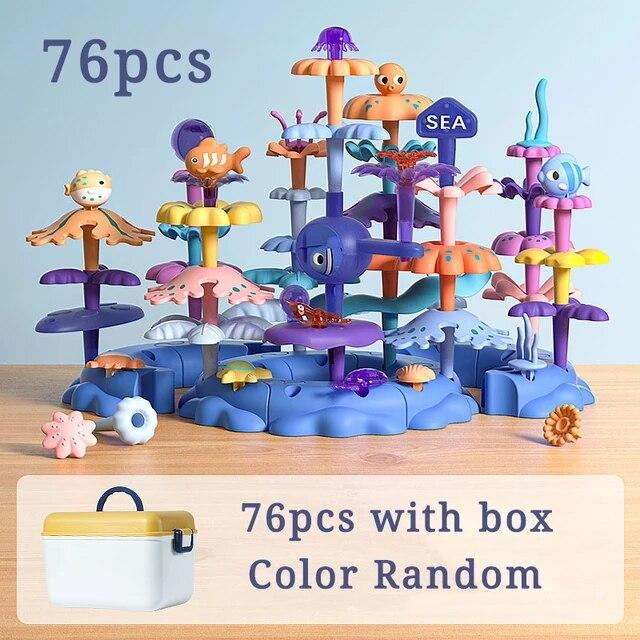 

Diy Морской Коралловый Строительный Блок Сборка Головоломок Интерактивный Блок Для Родителей и Ребёнков Маленький Сад Девушка Подарок На День Рождения