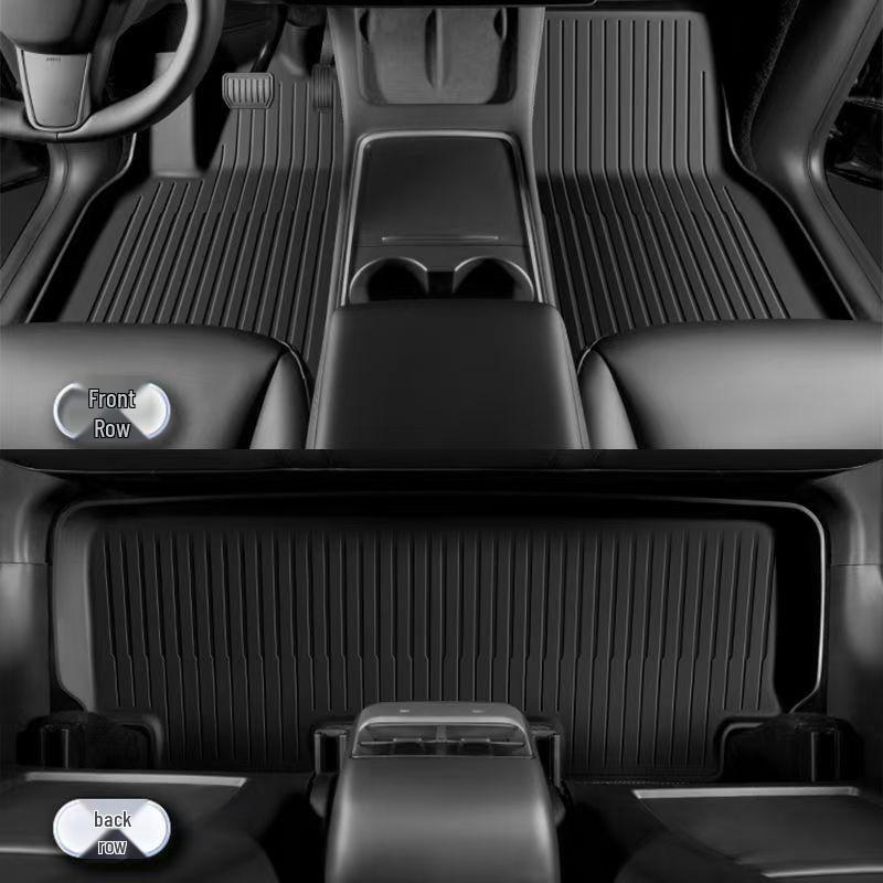 Tesla Model Y/3 Facelift Left-Hand Drive HK TPE Odorless Floor & Trunk Mats